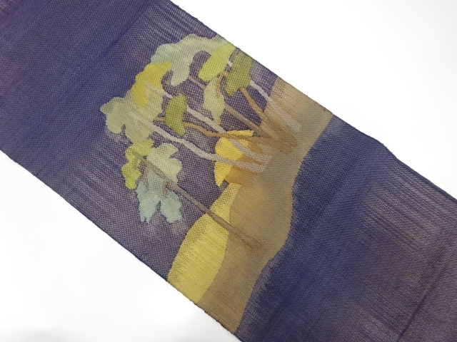 JAPANESE NAGOYA OBI / WOVEN TREES